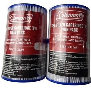Coleman Spa‎ Filter Cartridge VI Twin Pack Replacement for Coleman SaluSpa